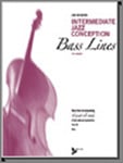 INTERMEDIATE JAZZ CONCEPTION BASS LINES BK/CD cover